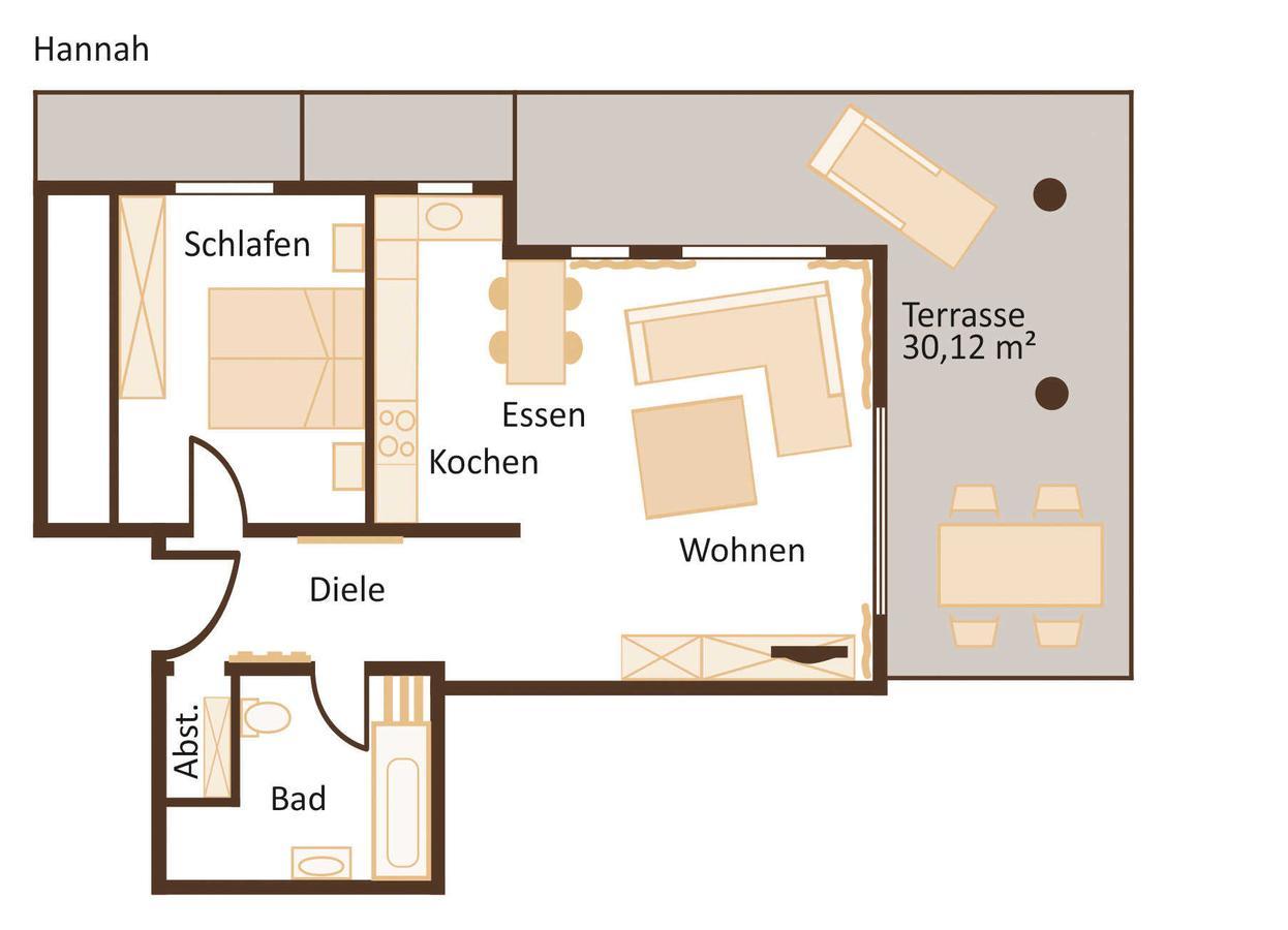 Villa Friede_Marie_ App_ Hannah Sassnitz Eksteriør bilde